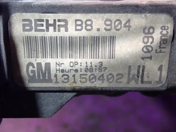 OPEL ASTRA G II 98-09 1.4 Vattensradiator 13150402 image 5