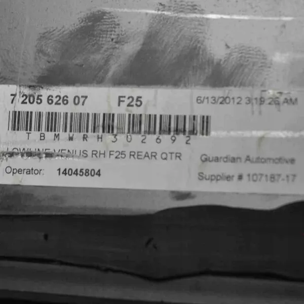 Vitre arrière droite d'occasion OEM 7205626 BMW X3 F25 image 3