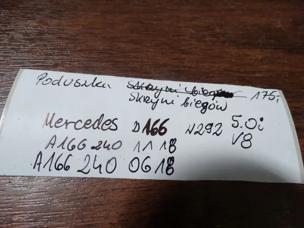 Suporte de transmissão Mercedes W166 W292 image 3