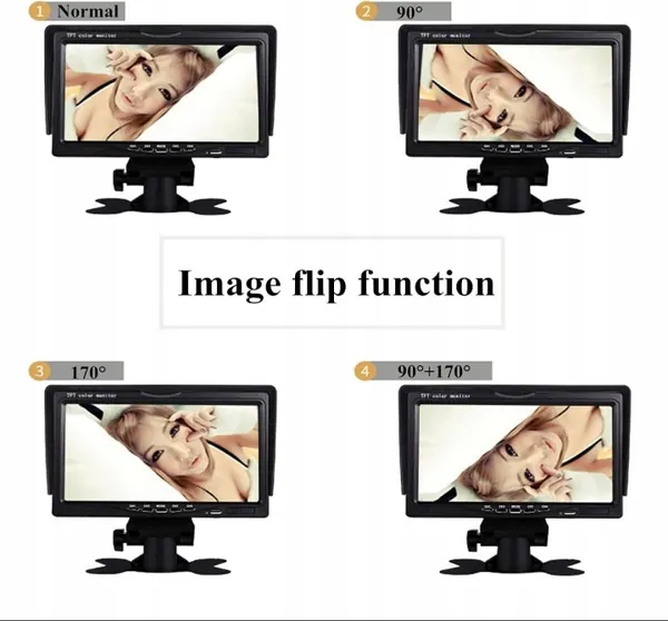 Moniteur TFT LCD 7" OEM H841979A2 pour caméra de recul image 5