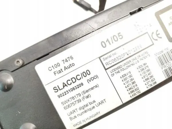 Trocador CD/DVD Lancia Thesis OEM 5WK78179 image 6