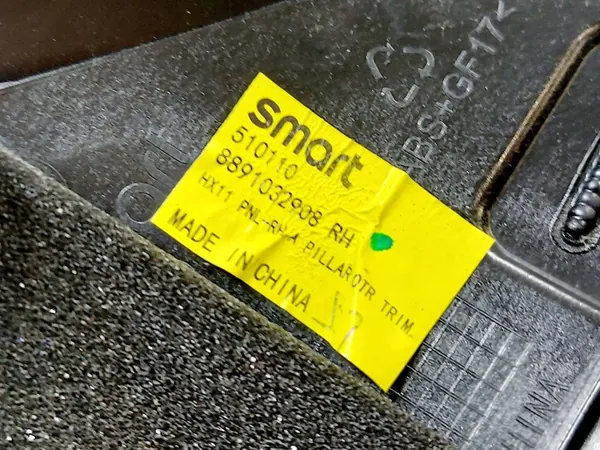 OEM 8891032908 Rechter A-stijl afdekking voor SMART #1 image 7