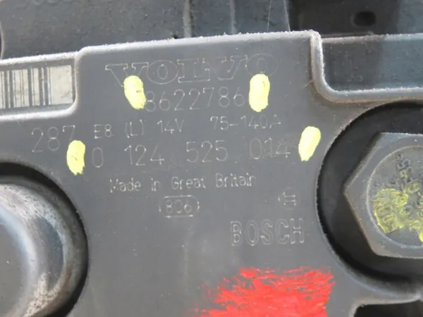 Vaihtovirtageneraattori Volvo S80 2.0 T 0124525014 image 4