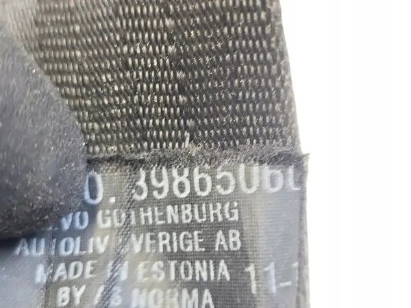 Front Left Seat Belt VOLVO V70 III 39865060 image 6