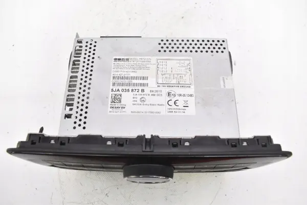 Reprodutor Media Skoda OEM 5JA035872B para Rapid Lift image 5
