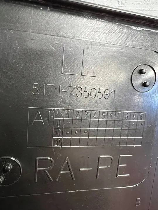 BMW OE 7350591 cowl de plástico image 3