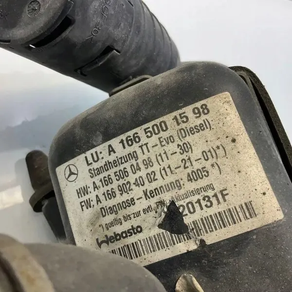 Mercedes Webasto Verwarming OEM A1665001598 Gebruikt image 7