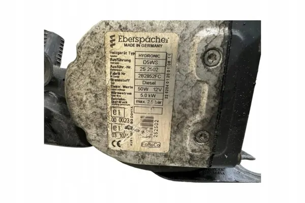 Webasto Lämmitys OEM 282852FC Ford Focus IV 1.0L image 5