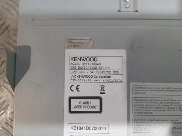 Autoradio Kenwood DNX4230DAB avec Navigation image 9