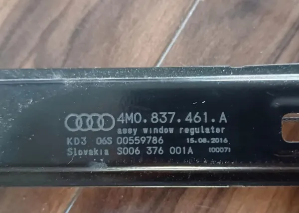 Régulateur de vitre avant Audi Q7 OEM 4M0837461A/4M0837462A image 3