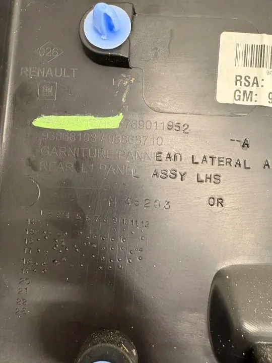 OEM OSŁONA ZABUDOWA KABINY LEWA para Renault Trafic III image 10