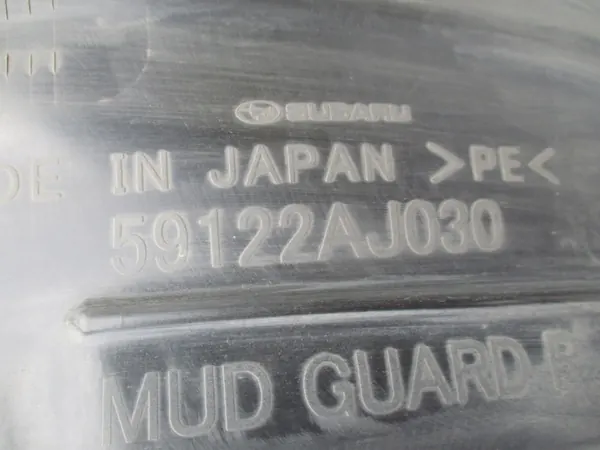Para-lamas traseiro esquerdo Subaru Legacy 09-14 OEM 59122AJ030 image 3