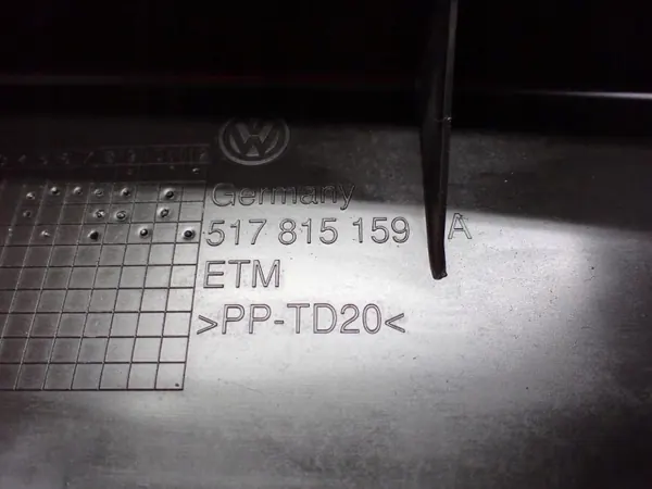 OEM 517815159A Cubierta de Drenaje para VW Golf VII image 3