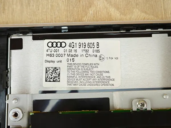 Ecrã LCD Navi Audi A7 A6 C7 OEM 4G1919605B image 6