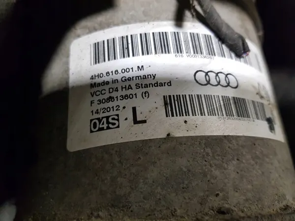 Linker Hinterer Stoßdämpfer OEM 4H0616001M Audi A8 D4 image 7