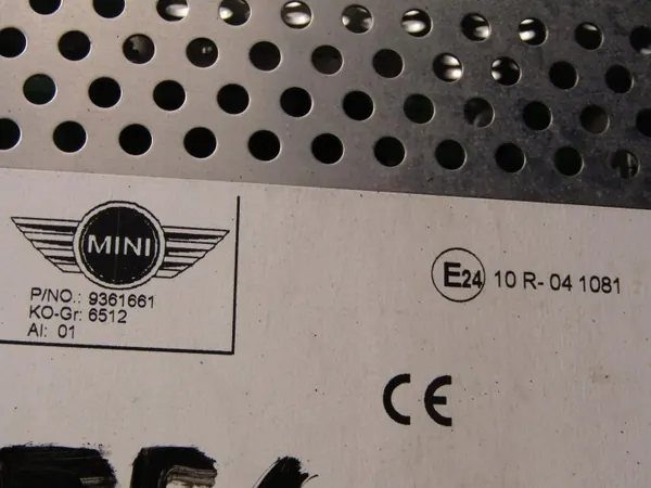Panneau Radio Navigation OEM 9361661 MINI image 5