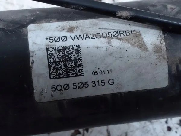 OEM 5Q0505315G Peräkoukku palkki Audi A3 8V:lle image 5
