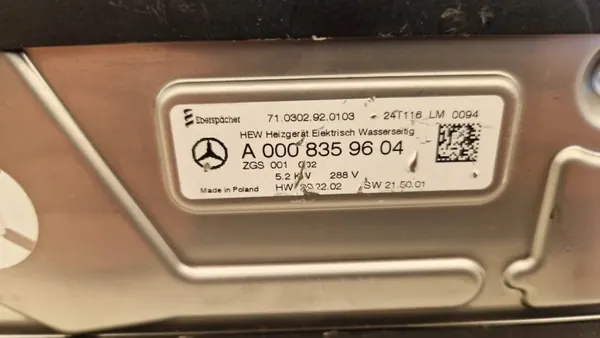 Aquecedor Mercedes A W177 A0008359604 - Usado image 4