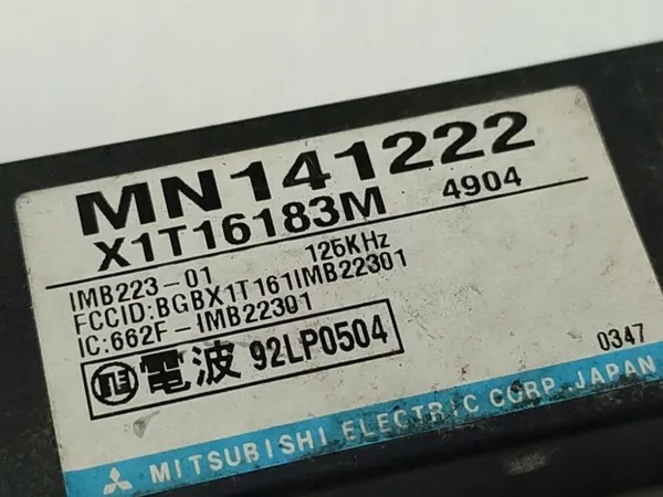 Computadora de inmovilizador Mitsubishi Endeavor 2005 3.8L MN141222 image 4