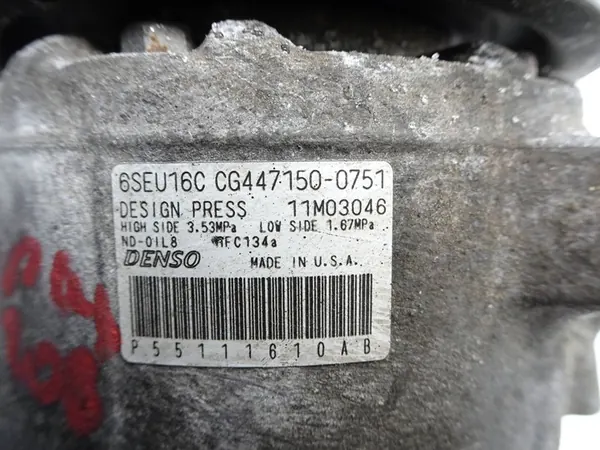 Compressor de ar condicionado Jeep Compass Patriot 2.4 06-16, 6SEU16C image 7