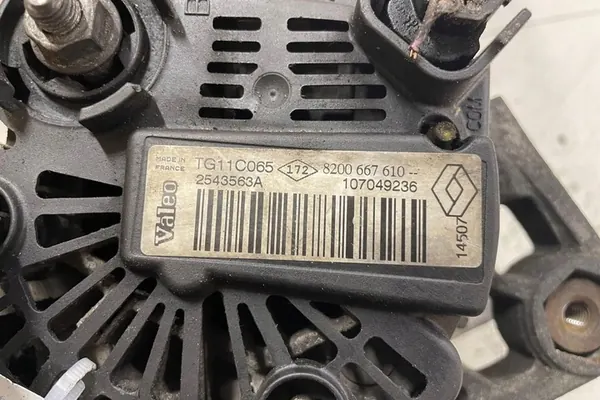 Vaihtovirtageneraattori RENAULT MEGANE II 1.87L diesel image 3