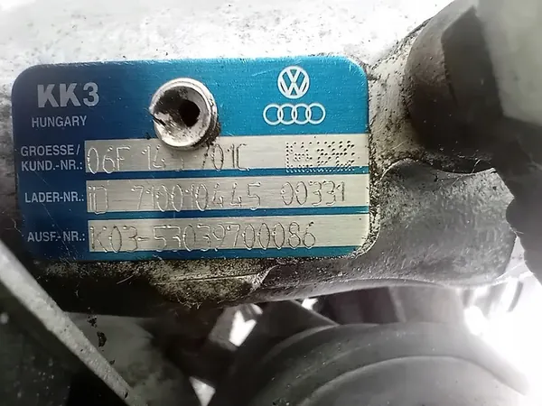 Turbo VW Skoda Audi 2.0 TFSI 06F145701C image 9
