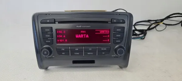 Audi Concert Radio OEM 8J0035186K för TT/TTS image 2