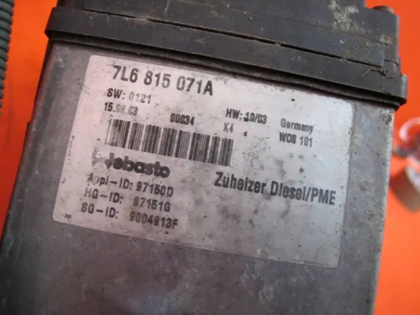 Chauffage auxiliaire Webasto OEM 7L6815071A pour VW Touareg I image 6