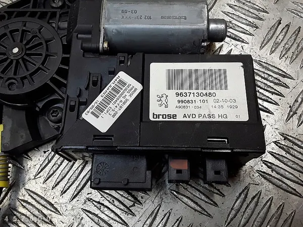 Raamregelaar Peugeot 307 2003 9637130480 9634456880 image 5