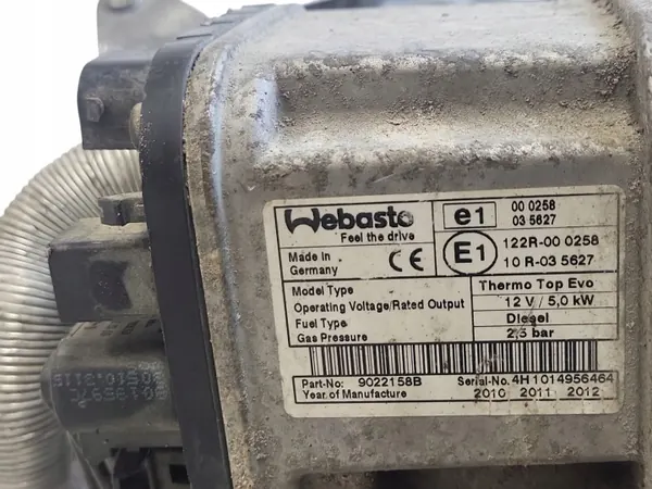 Webasto verwarming OEM 122R000258 voor Citroën C5 III image 6