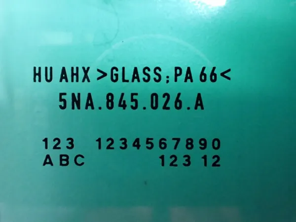 OEM 5NA845026A Bakdörr Ruta Höger VW Tiguan II image 3