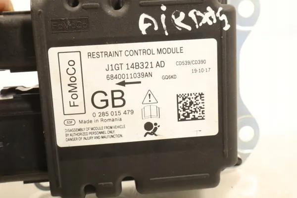 Module Airbag J1GT-14B321-AD pour Ford S-Max II Lift image 7