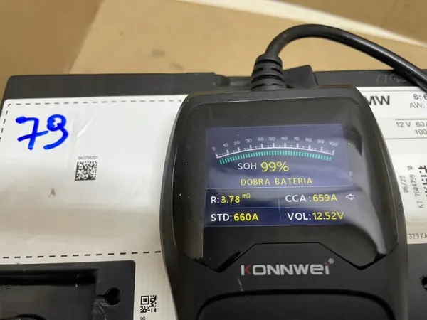 AGM-batteri OEM 9878489 12V 60Ah för BMW image 6