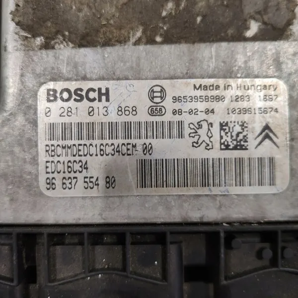 Moottorin ohjausyksikkö Peugeot 207 OE 9663755480 image 3