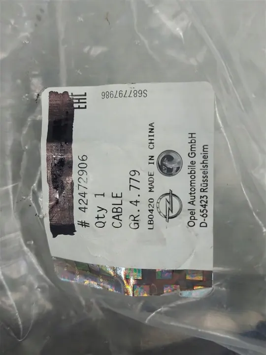 Câble de frein à main OEM 13355089 pour Opel Corsa D image 9