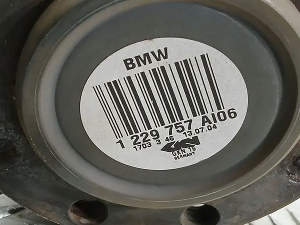 Arbre de transmission arrière gauche BMW 3 E46 330d 1229757 image 4