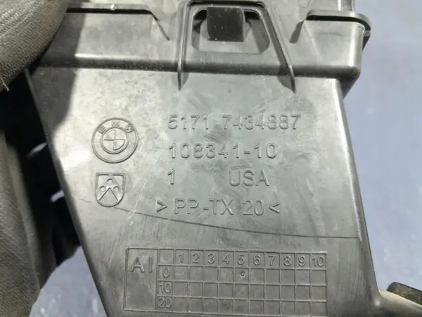 Canal de Drenagem Para-brisa Esquerdo BMW X7 G07 OEM 7434887 image 5
