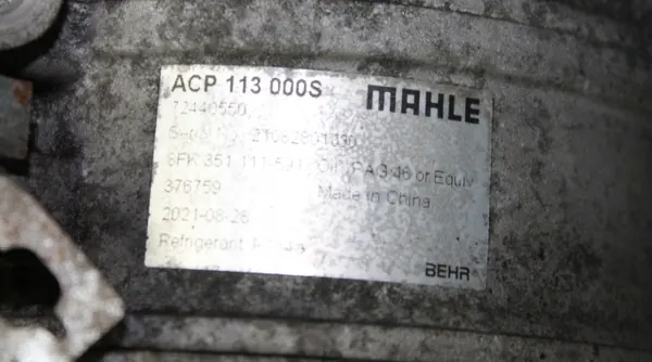 Compressor AC BMW F30 F10 F15 2.8D 3.0D M550D 9216466 image 5