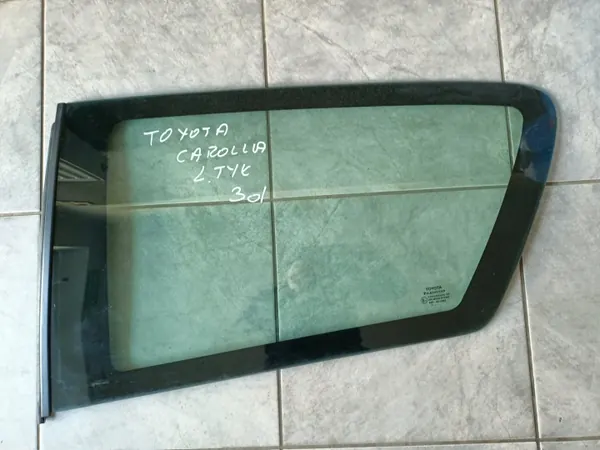 Vidro lateral traseiro esquerdo Toyota OE para Corolla E12 3D HB image 2