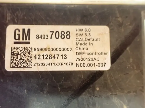AdBlue-styrmodul OEM 84937088 för GMC Sierra image 3