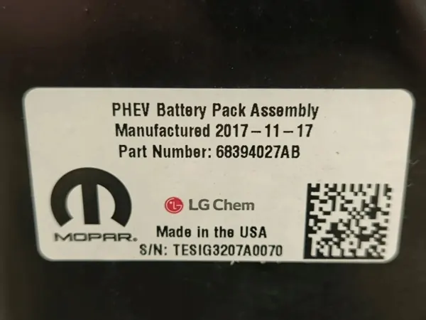 Gebrauchte Hybridbatterie OEM 68394027AB für Chrysler Pacifica image 9
