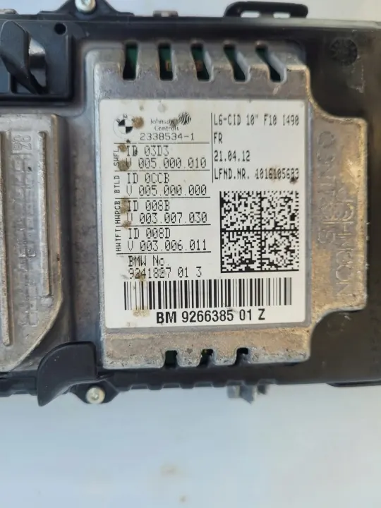 Écran de navigation BMW OEM 9266385 pour F10/F11 image 3