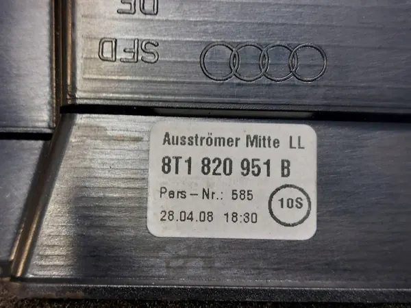 Grade de Ar Central Audi A4 B8 Esquerda Direita Moldura Decorativa OEM image 6