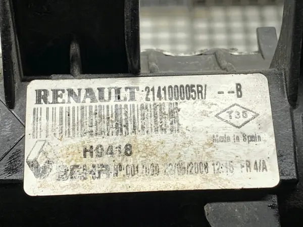 CHŁODNICA WODY RENAULT LAGUNA III 2.0 131KM 214100005R 07-15 RADIATOR image 3