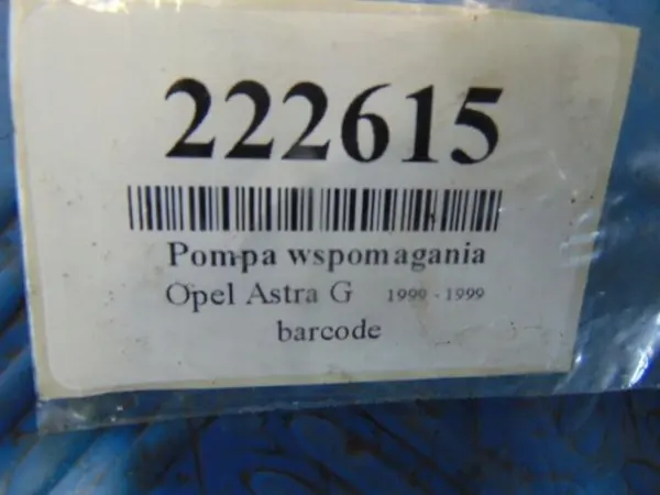 OPEL ASTRA G Elektrische Stuurbekrachtigingspomp 9226480 image 7