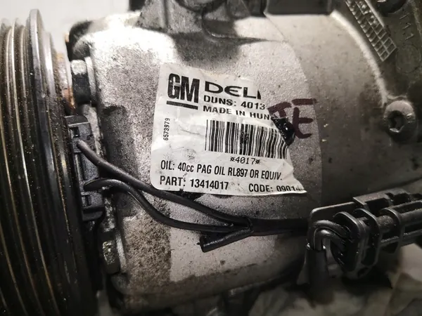 Ilmastointikompressori Opel Astra J 1.7 CDTI 13414017 image 8