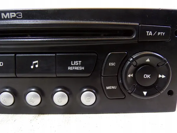 RADIO CD BLAUPUNKT CITROEN BERLINGO 2 II PARTNER image 3