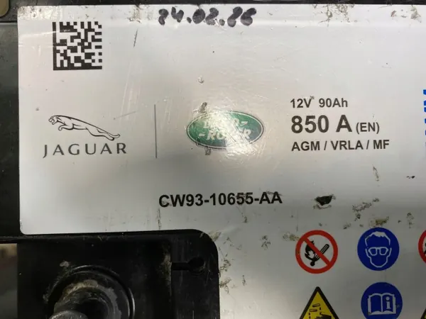 Batterie OEM CW9310655AA 90Ah pour Land Rover Jaguar image 4