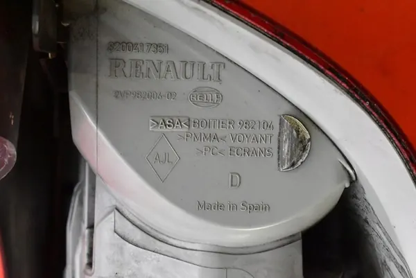 Lámpara Trasera Derecha Renault Megane 2 II Kombi 8200417351 image 7