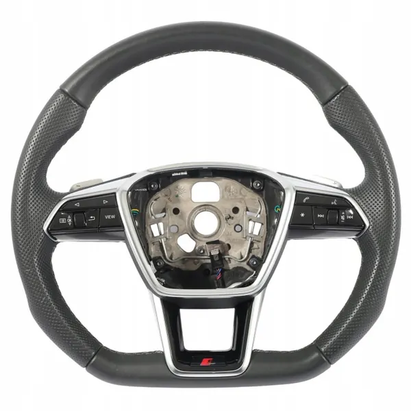 Volant Audi A6 C8 S-Line OEM 4K0419091BE Cuir Noir image 2